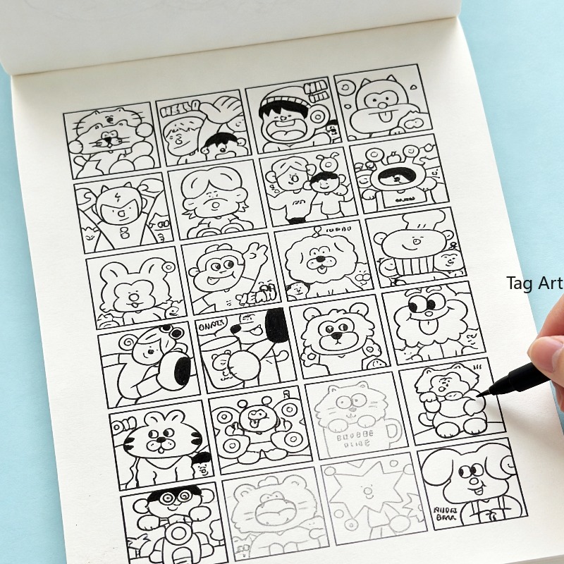 Food And Snacks Coloring Book - Livro de desenhos para alívio da