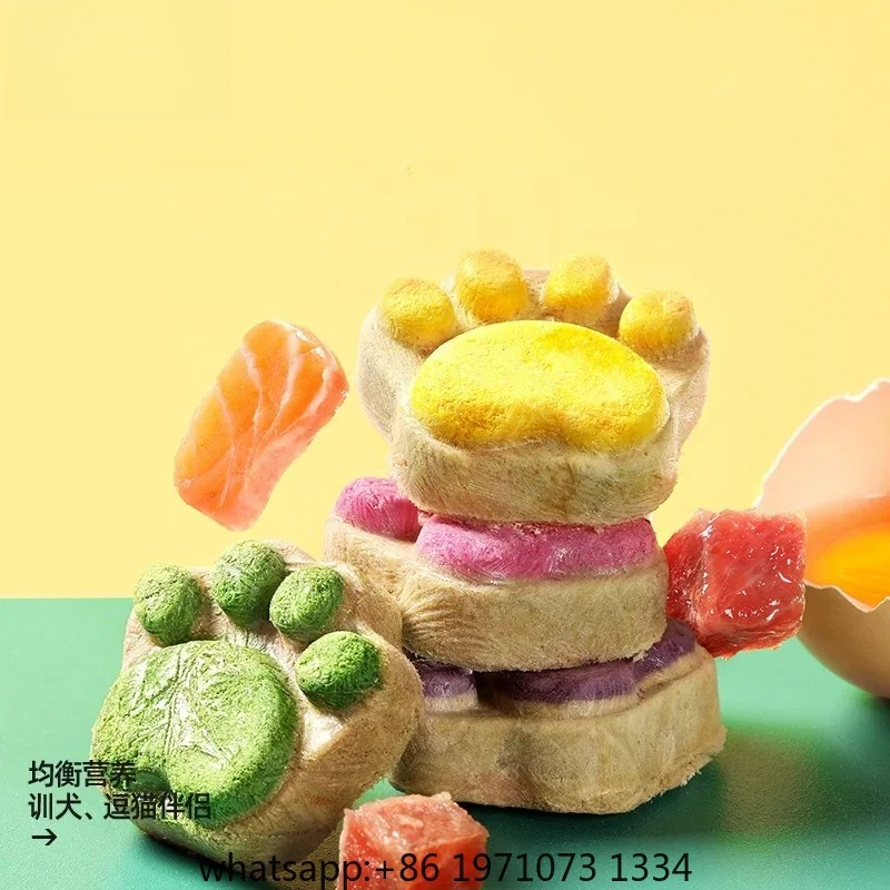 Food Snacks With Protein - Petiscos Liofilizados para Gatos: Frango, Frutas