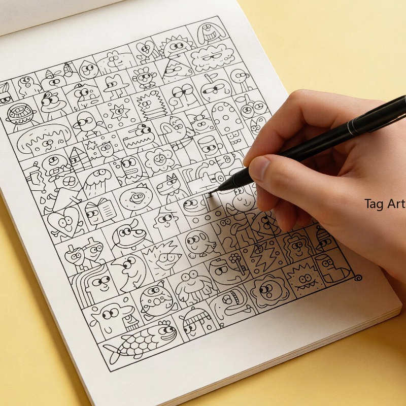Livro de desenhos para alívio  - Food And Snacks Coloring Book avaliação e preço