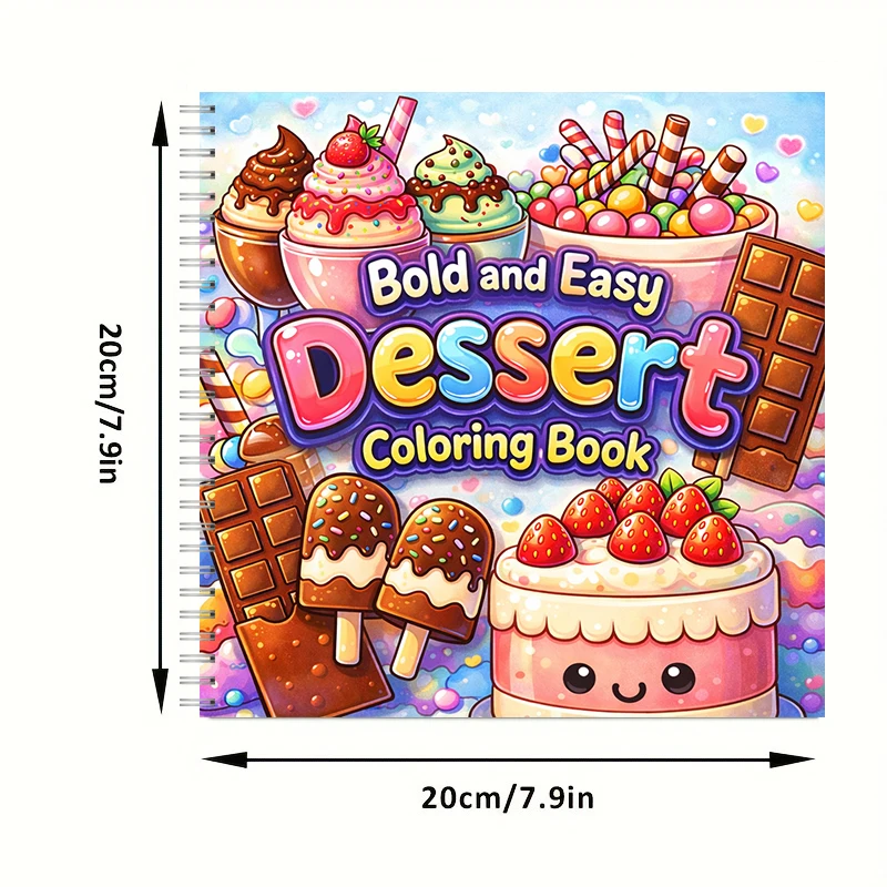 Livro de Colorir Fácil: Sobrem - Food And Snacks Coloring Book avaliação e preço