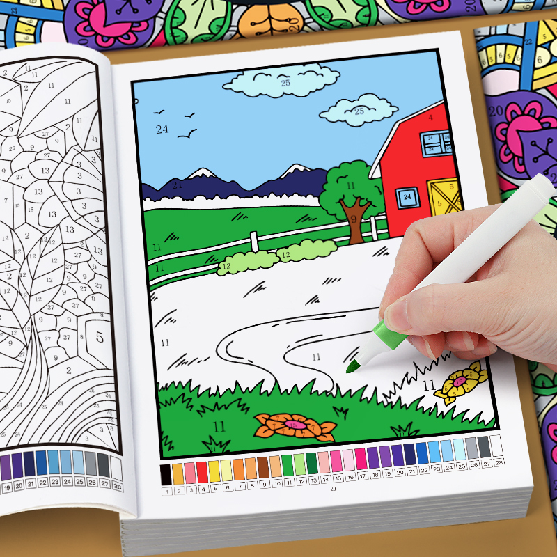 Livro de Colorir por Número pa - Food And Snacks Coloring Book avaliação e preço