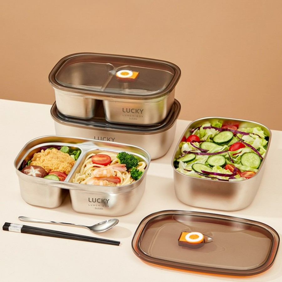 Caixa de almoço portátil de aç - Food Xxl avaliação e preço