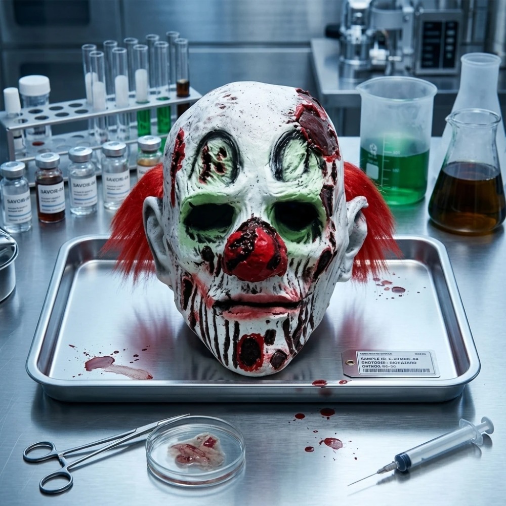 Máscara de Látex de Terror com - Zombie Snacks avaliação e preço