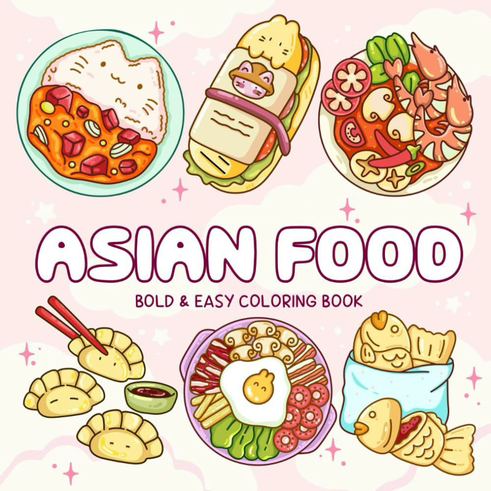 Livro de colorir de comida asi - Food And Snacks Coloring Book avaliação e preço