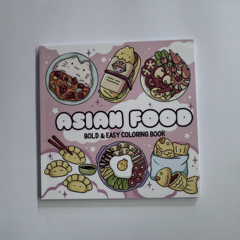 Livro de colorir de comida asi - Food And Snacks Coloring Book avaliação e preço
