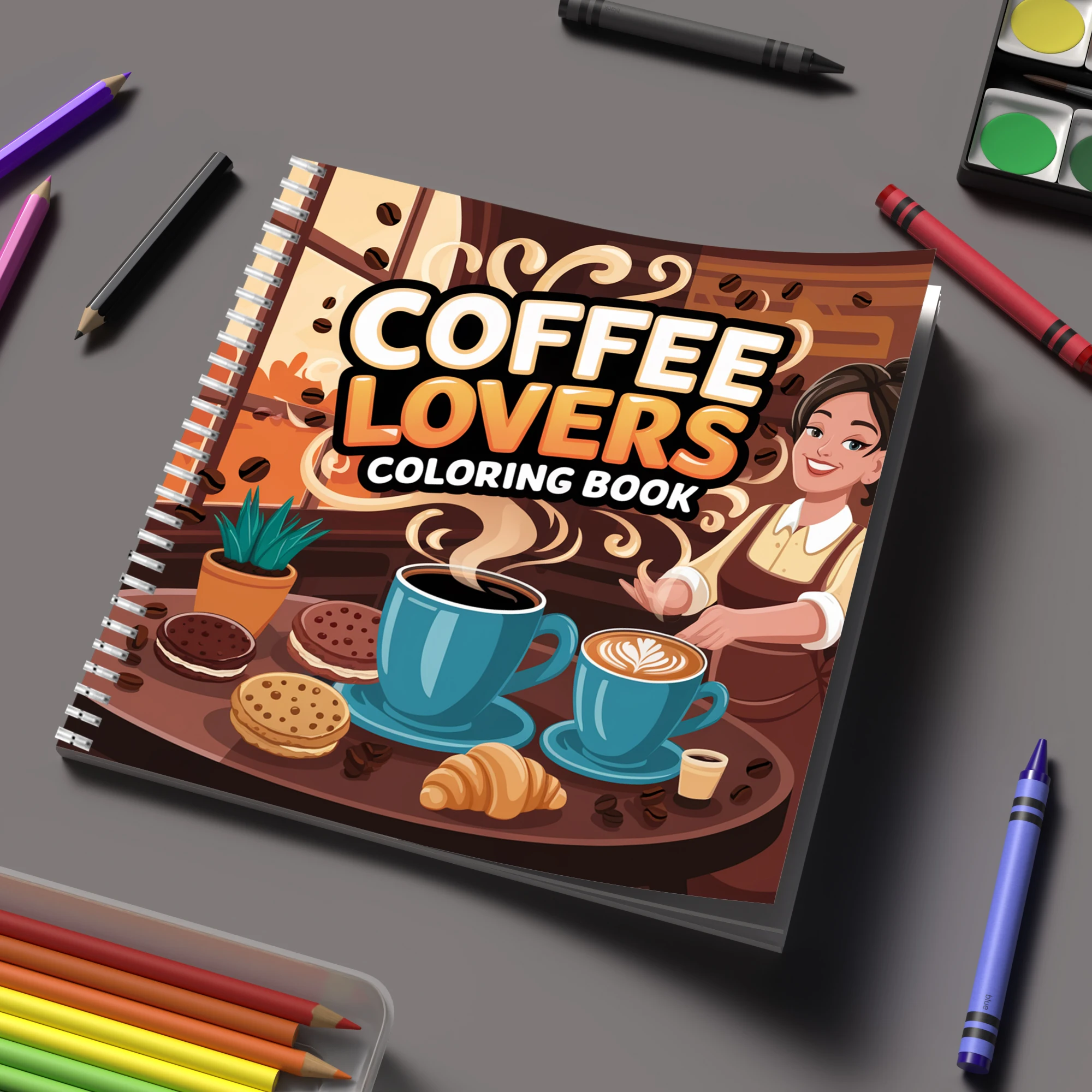 Livro de Colorir para Amantes  - Food And Snacks Coloring Book avaliação e preço