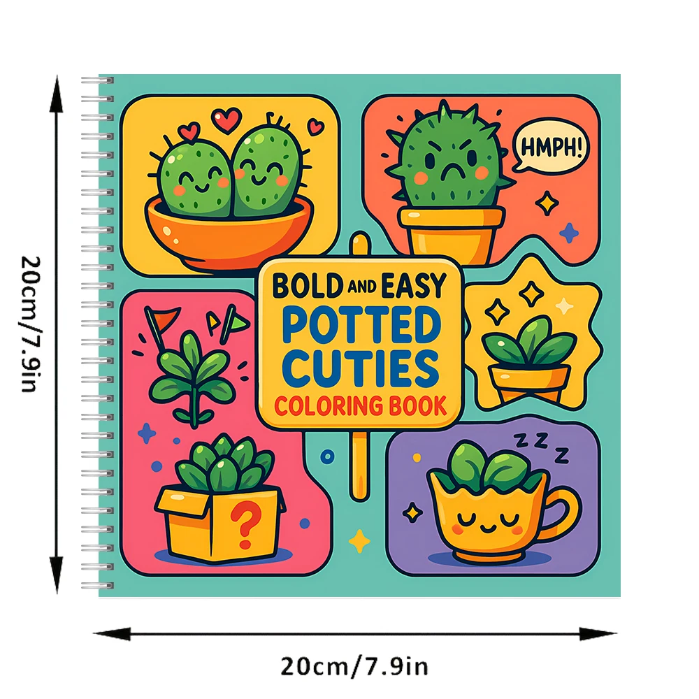 Livro de Colorir Easy Potted C - Food And Snacks Coloring Book avaliação e preço