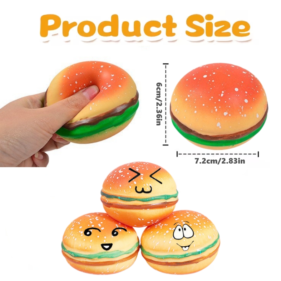 Brinquedo Squishy de Hambúrgue - Food Xxl avaliação e preço