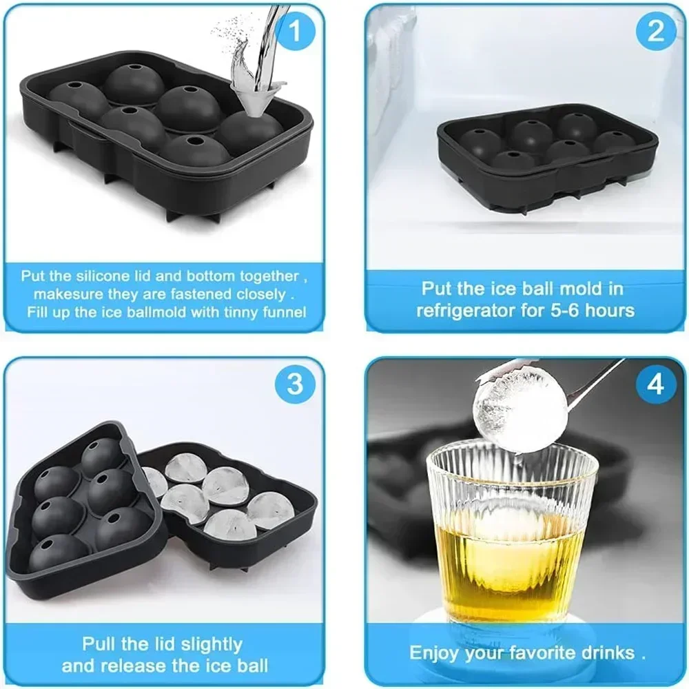 Forma de gelo com 6 cavidades, - Food Xxl avaliação e preço