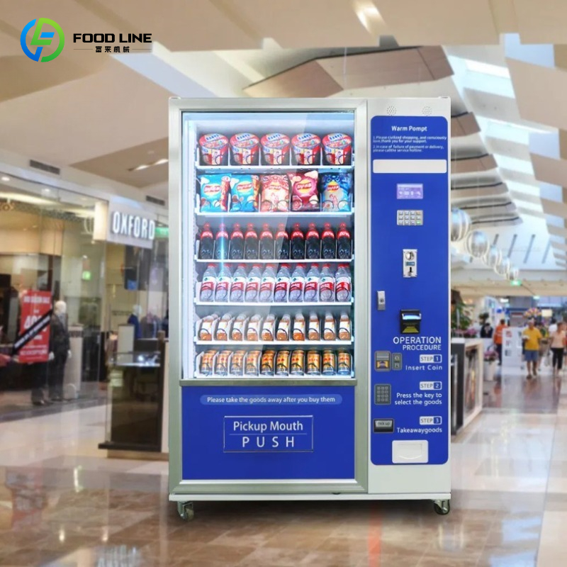 Máquina de Venda Automática Pe - Food Snacks Vending Machine avaliação e preço